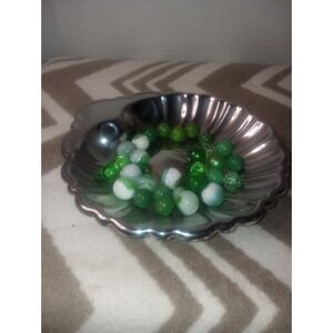 Vtg Various Green Marble Lot 29 Pieces Excluded The Bowl